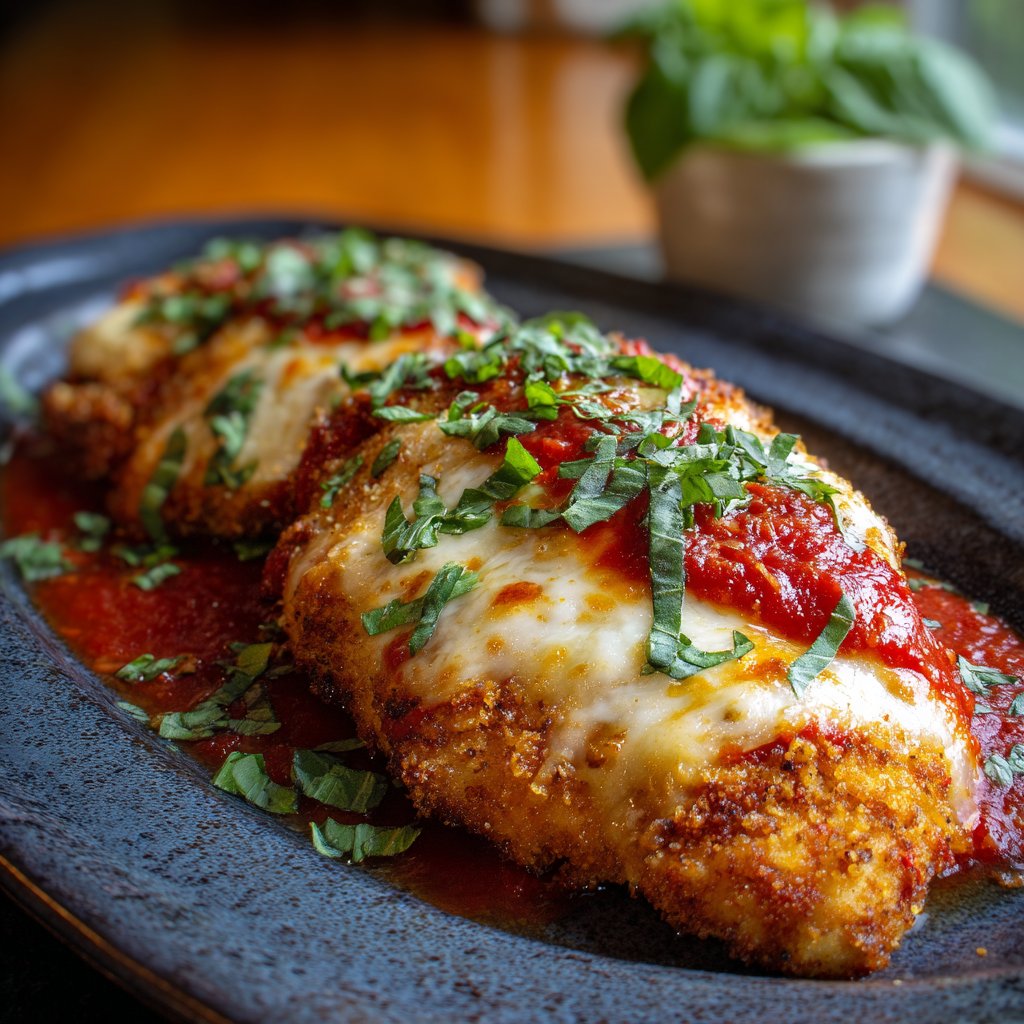 OVEN BAKED CHICKEN PARMESAN