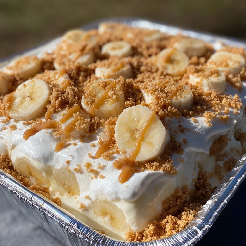 Homemade Banana Pudding Dessert