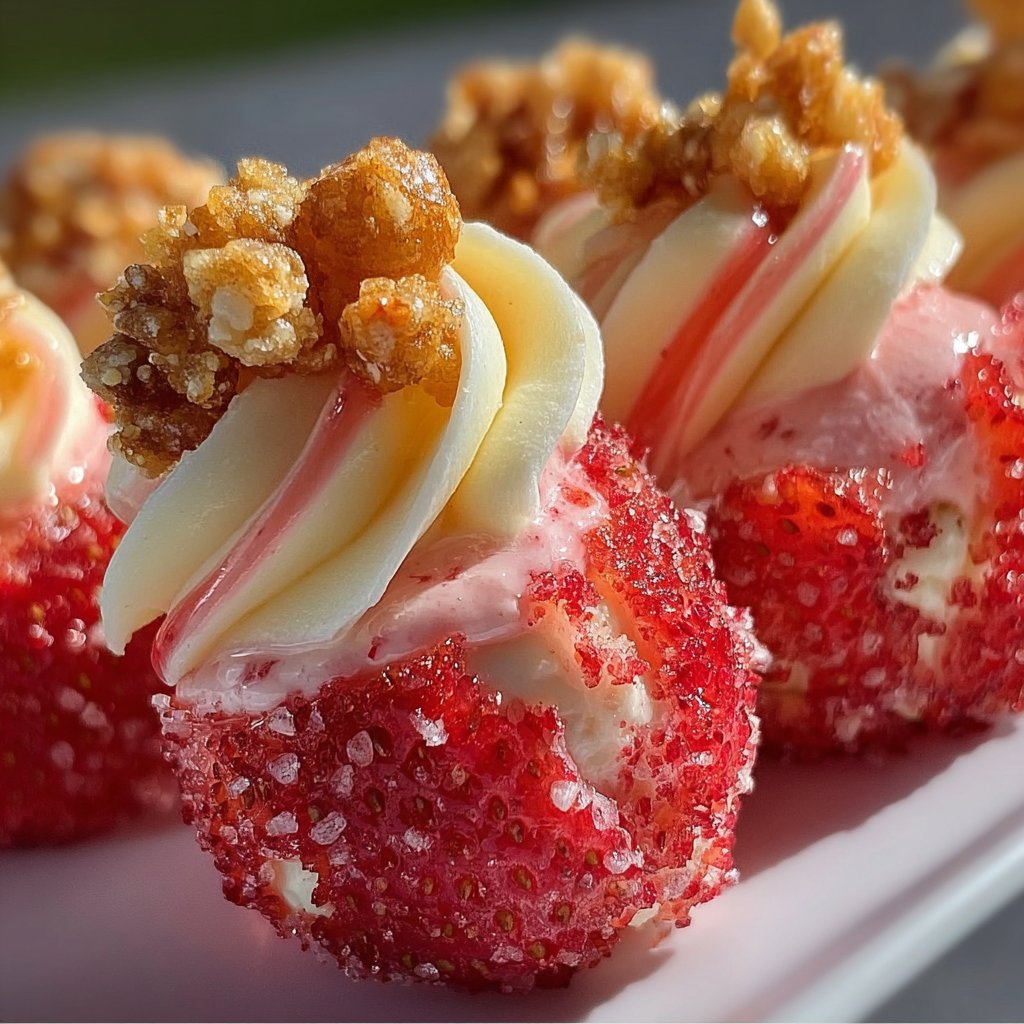 Strawberry Cheesecake Stuffed Crunch Berries