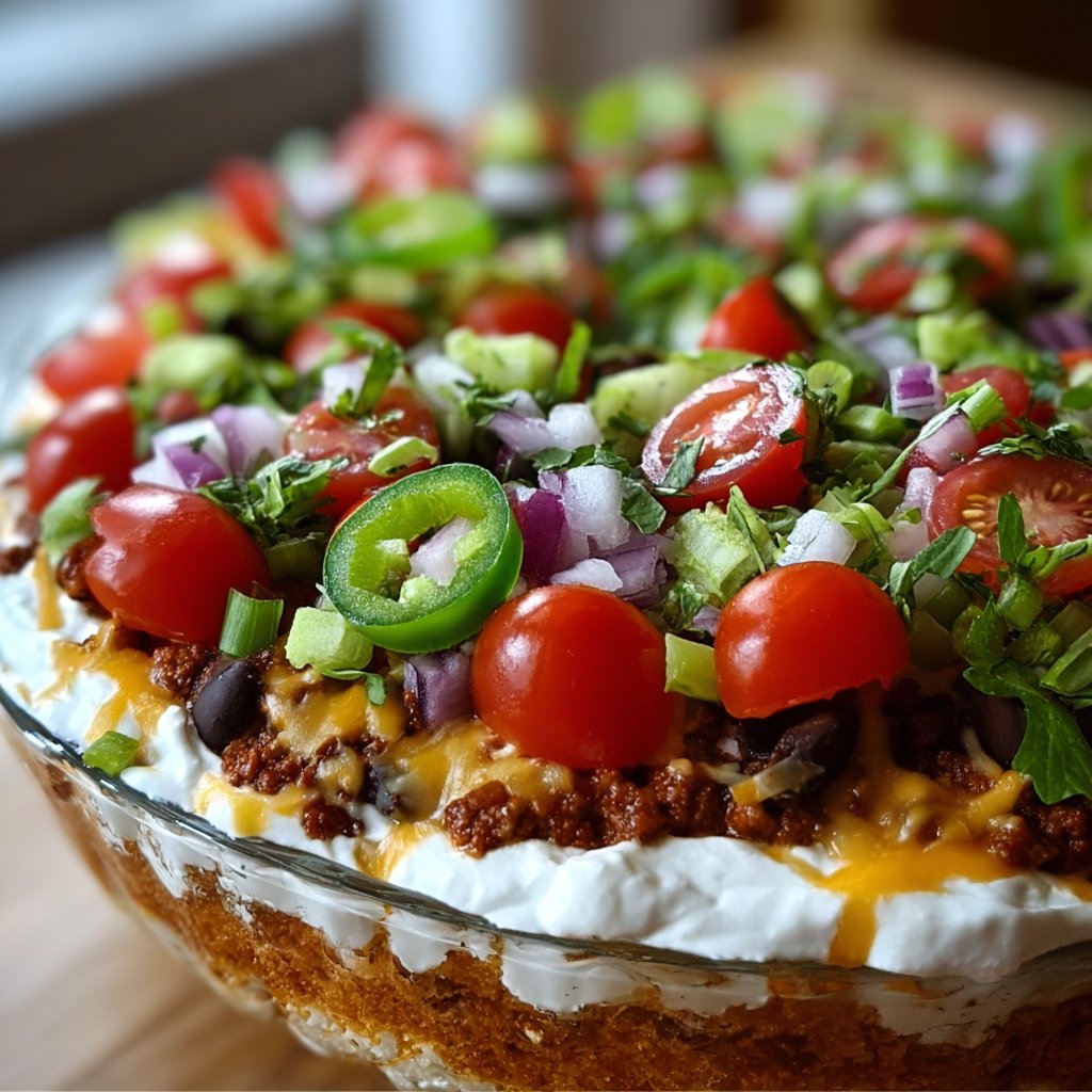 Seven-Layer Taco Dip