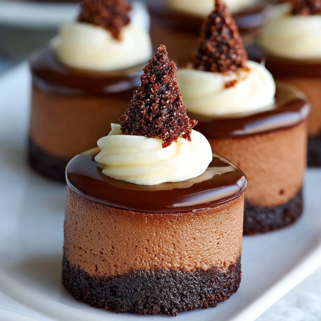 MINI CHOCOLATE CHEESECAKE BITES