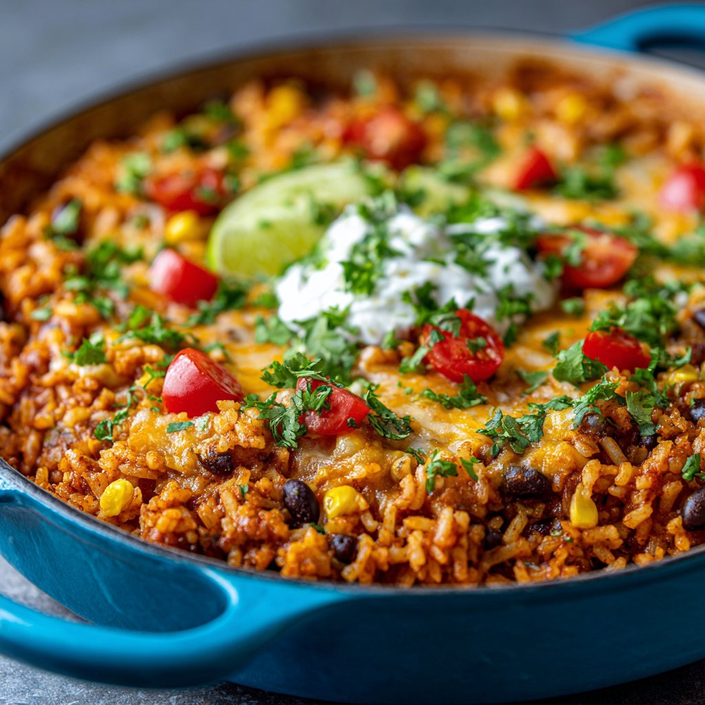 One-Pot Mexican Rice Casserole