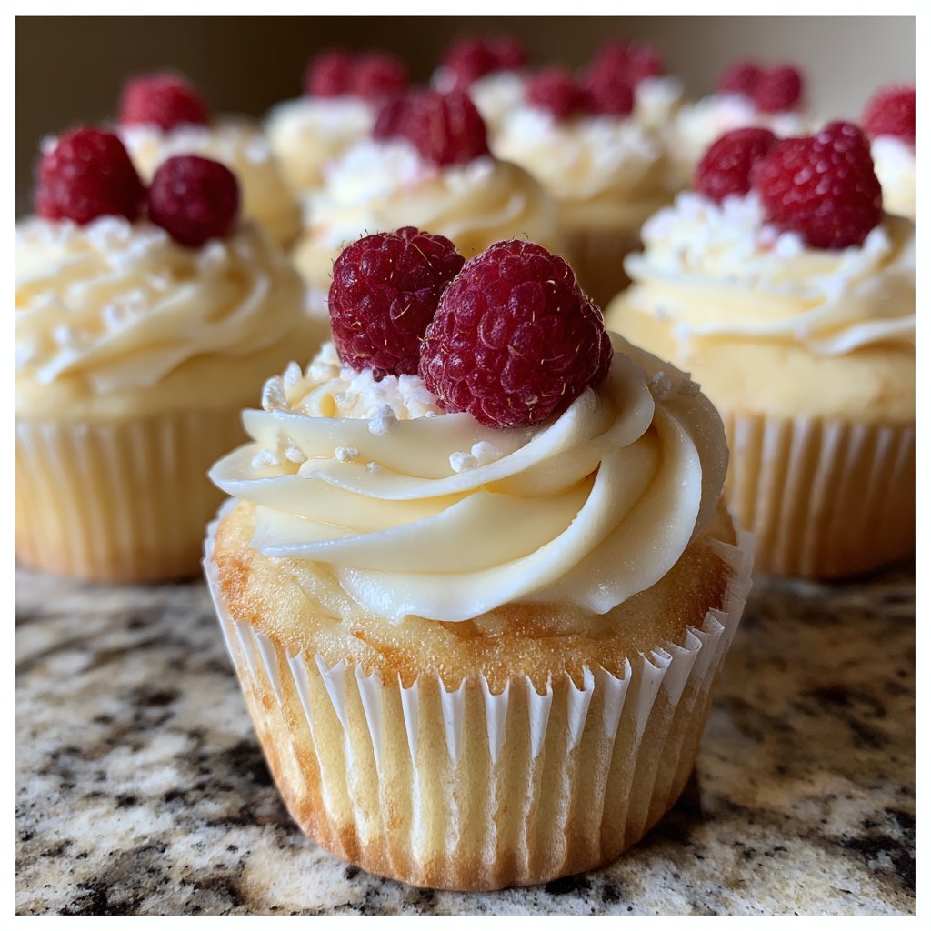 Lemon Raspberry Cupcakes