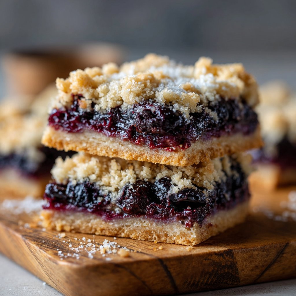 Blueberry Crumble Bars