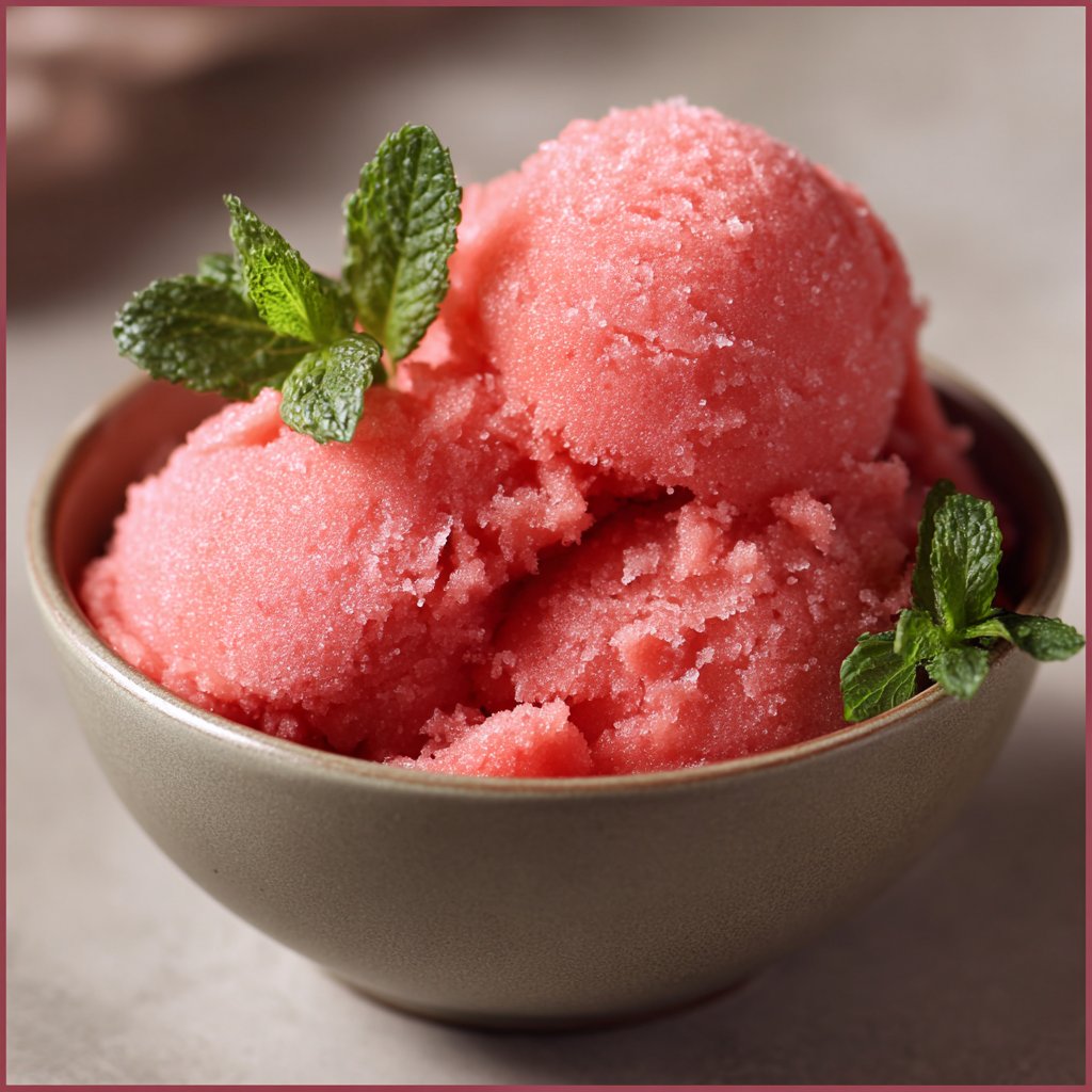 Easy Watermelon Sorbet